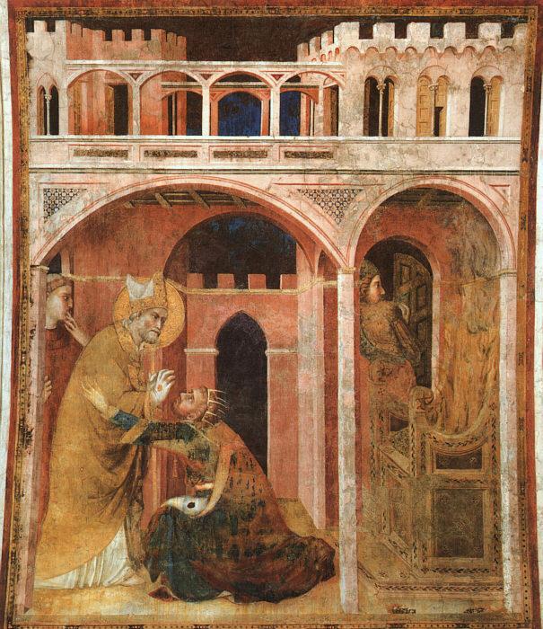 Simone Martini Miracle of Fire oil painting picture